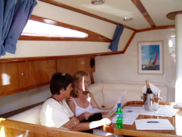On the Poncin 44 Southampton Boat Show Poncin 44